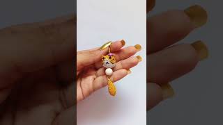 Cute Mini Cat Crochet Bead Earrings | Handmade DIY Jewelry Art
