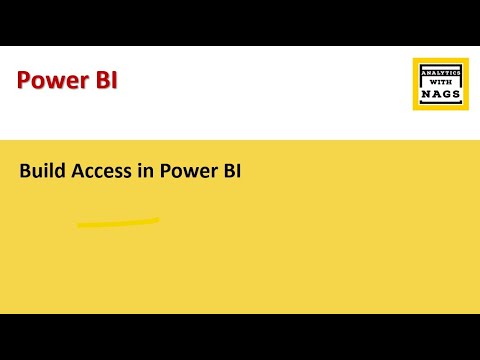 What is Build Permission in Power BI Services (26/30)