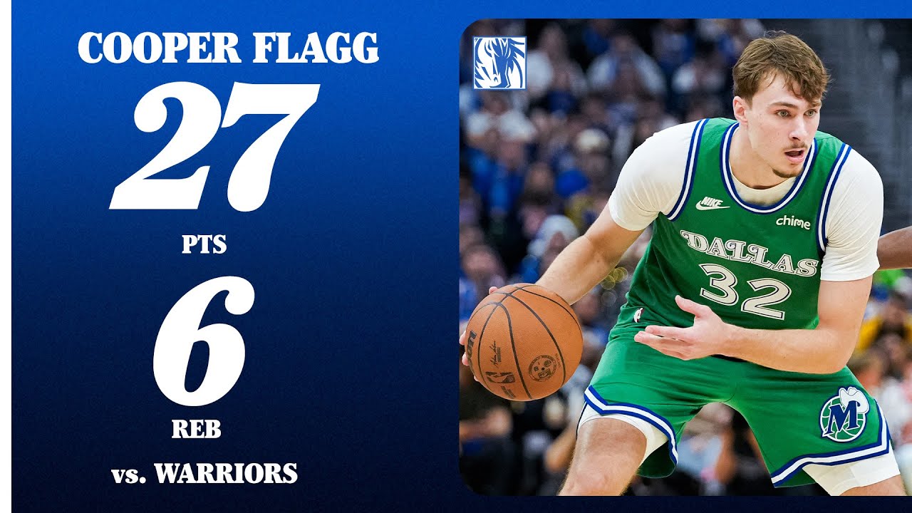 Cooper Flagg (27 Points) at Golden State Warriors | December 25