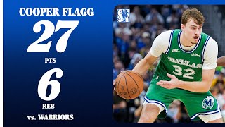 Cooper Flagg 27 Points At Golden State Warriors December 25, 2025
