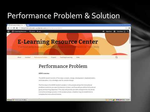 Welcome Video To E-Learning Resource Center