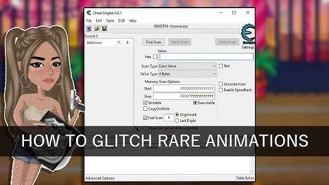 How to get rare animations with Cheat Engine (That Stay) // Msp