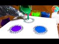 Chain pull painting for beginners - Small a chain ring - fluidcomet