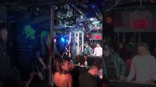 Oxlade performing his and Dave’s hit ‘INTOXYCATED’ live at Tape London club in Mayfair