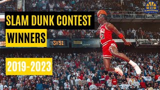 NBA Slam Dunk Contest Winners 2019-2023