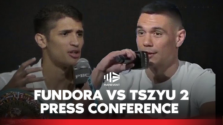 "DIE IN THE RING!" 🥊 Tszyu calls out Fundora over cut claim 🗣️ | Main Event | Fox Sports Australia