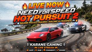 🔴 [LIVE] 300+ KM/H POLICE CHASE SURVIVAL! 🚨 | NFS Hot Pursuit Remastered Gameplay screenshot 5