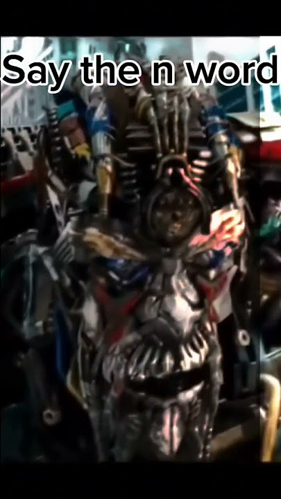 Optimus Prime doesn't want to say the n word #viral #funny #trending #entertainment