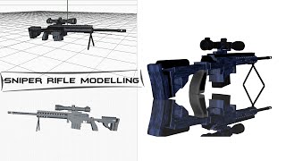 Sniper Rifle - Speed Modelling [Cinema 4D]