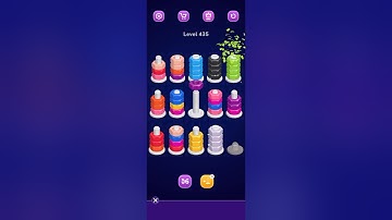 Nut Sort Level 435 Walkthrough | Nuts — Color Sort 435 solution