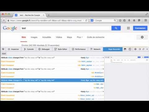 devtools addon idea: page recorder