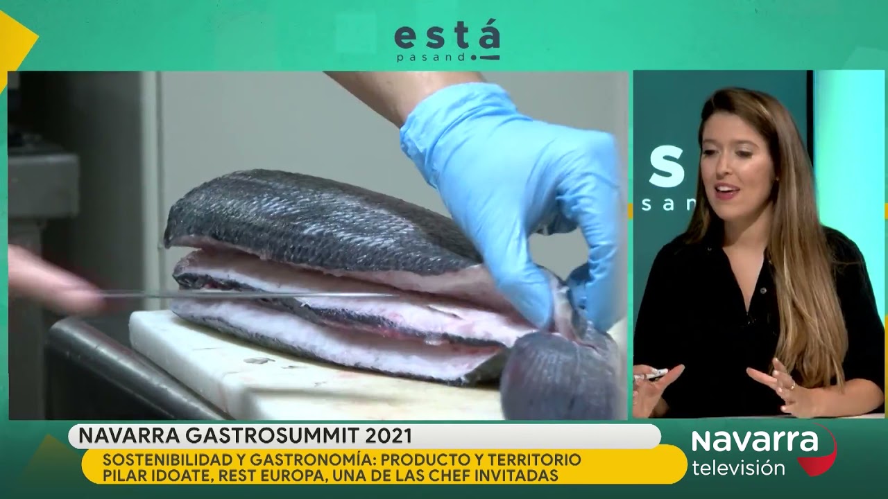 Repaso a Navarra GastroSummit con Pilar Idoate de Restaurante Europa. Entrevista en 'Está Pasando'