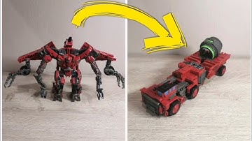 แปลงร่างหุ่น เป็น​รถ Devil Crab No.DD-01 Transformer​ Devastator​SS-66 Overload