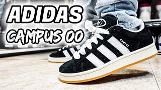 LA ZAPA + POPULAR de ADIDAS ! ADIDAS CAMPUS 00S BLACK & WHITE REVIEW ON FEET