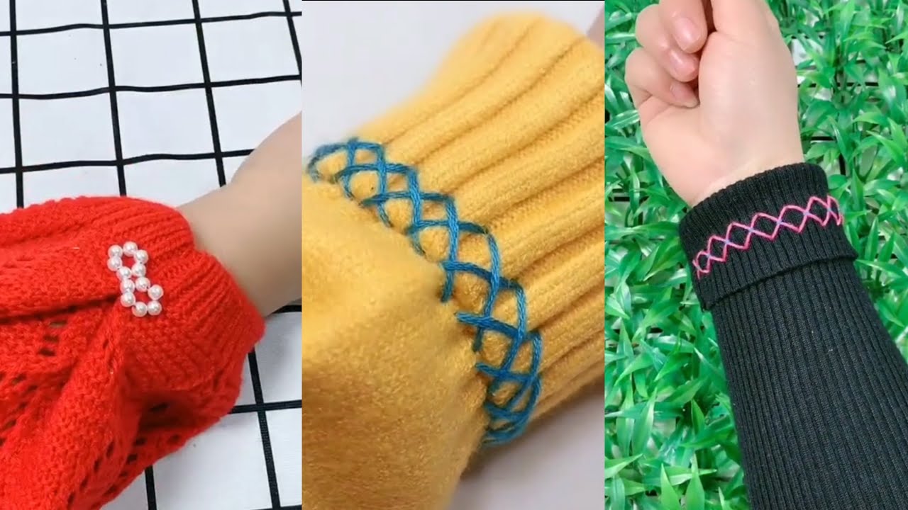 How to sew a hole/Hand sew up a hole in plants,shirt.../洋服の穴をきれいにお直し