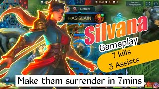 Insane Silvana Gampeplay Best Silvana Build 2020 Top - Mobile legends Bang Bang screenshot 5