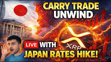 🚨 LIVE SPEECH: Japan Hikes Rates — Will XRP Save the Day? Carry Trade Unwind Begins NOW!!