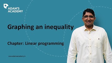 14 Linear programming | Graphing an inequality