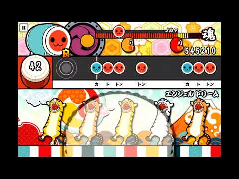 太鼓の達人プラスで『エンジェルドリーム』　おにモードに挑戦！【iPadでタップ】