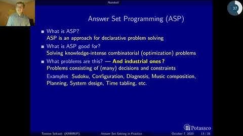 Answer set solving in practice, motivation, asp in a nutshell