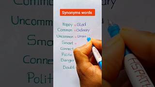 Synonyms words || Same Meaning Words #shortsvideo