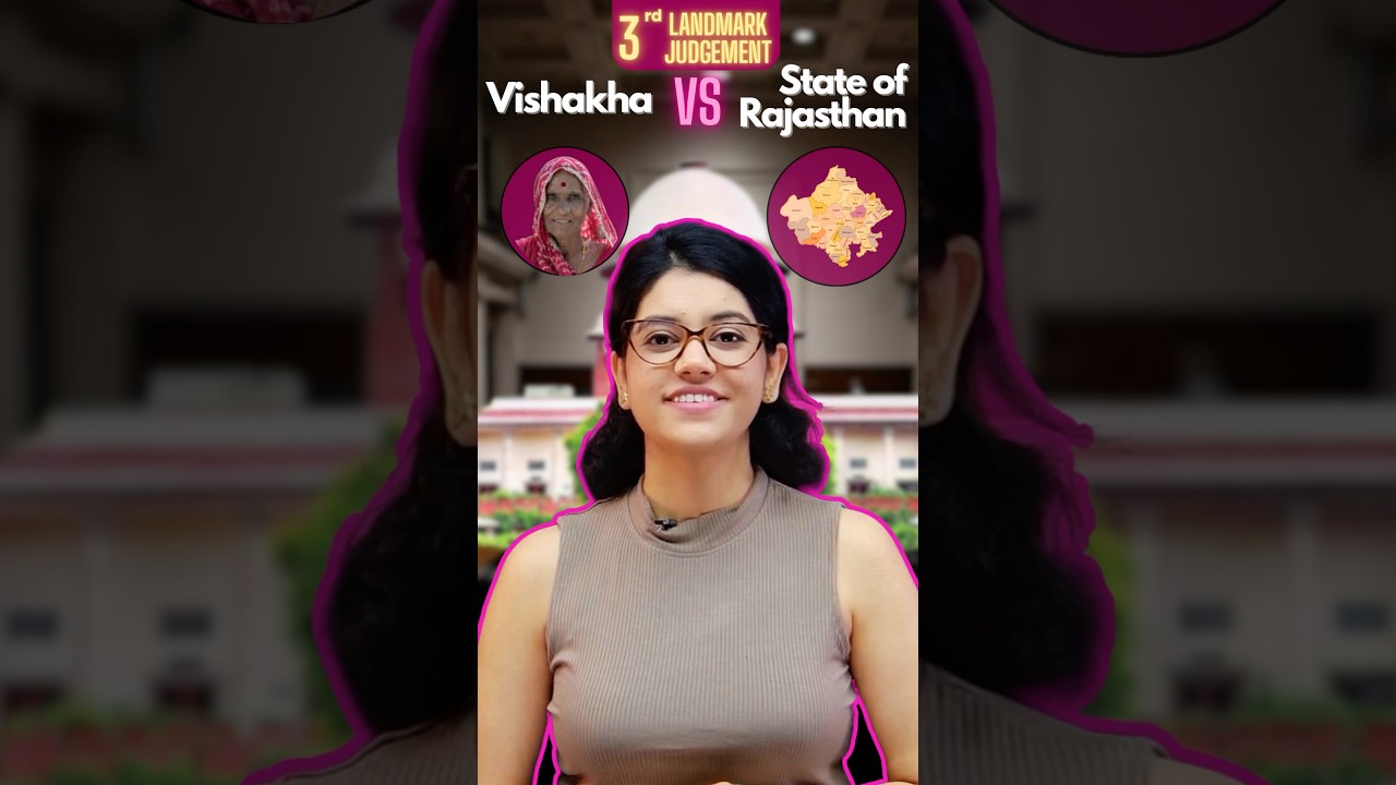 Vishakha v St. of Rajasthan #clat #ailet #constitutionofindia #landmarkjudgement #lawstudent #nlu