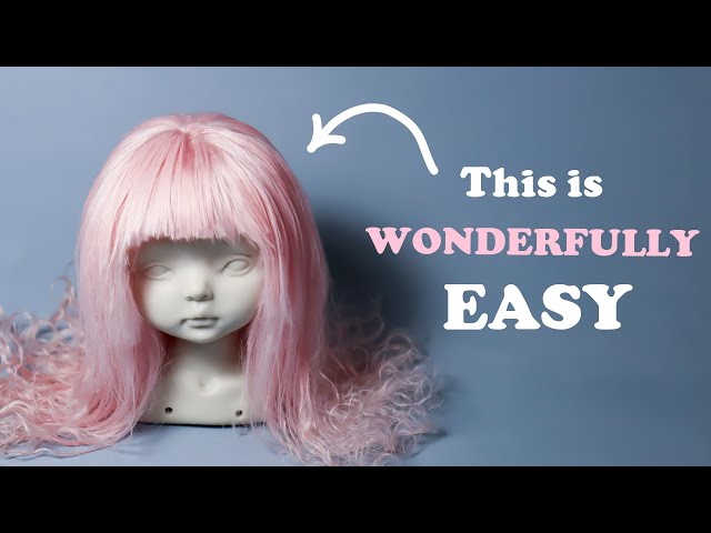 How to Make a Doll Wig, Basic with Fringe