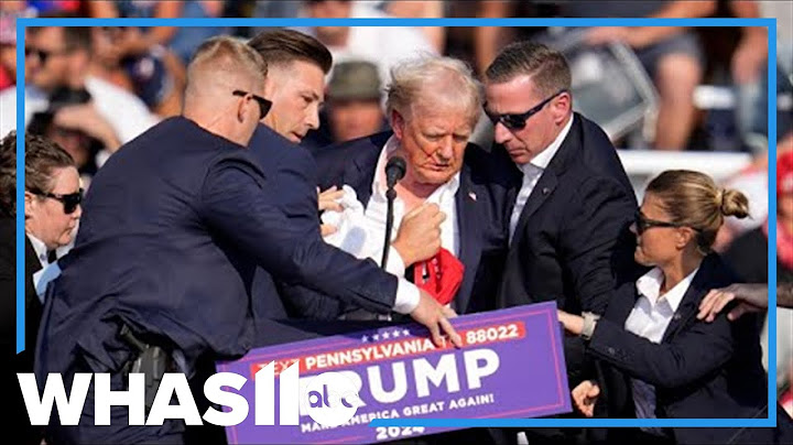 President Trump says Secret Service made mistakes during an assassination attempt