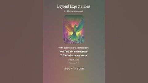 Beyond Expectations (AI Song) by #Suno lyrics by Meta Llama 3.2 AI Artificial Intel