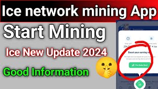 Icc network mining App - Ice Network New Update 2024- Again Start Mining Ice 2024 - Good News screenshot 3