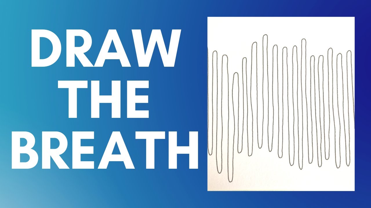 20 minute Mindfulness Drawing Meditation   Easy Drawing the Breath  Meditation Art Tutorial to Relax