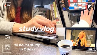 Study Vlog | 16 hrs study for IELTS, coffee & parfum, human science student, difficulty in Japanese 