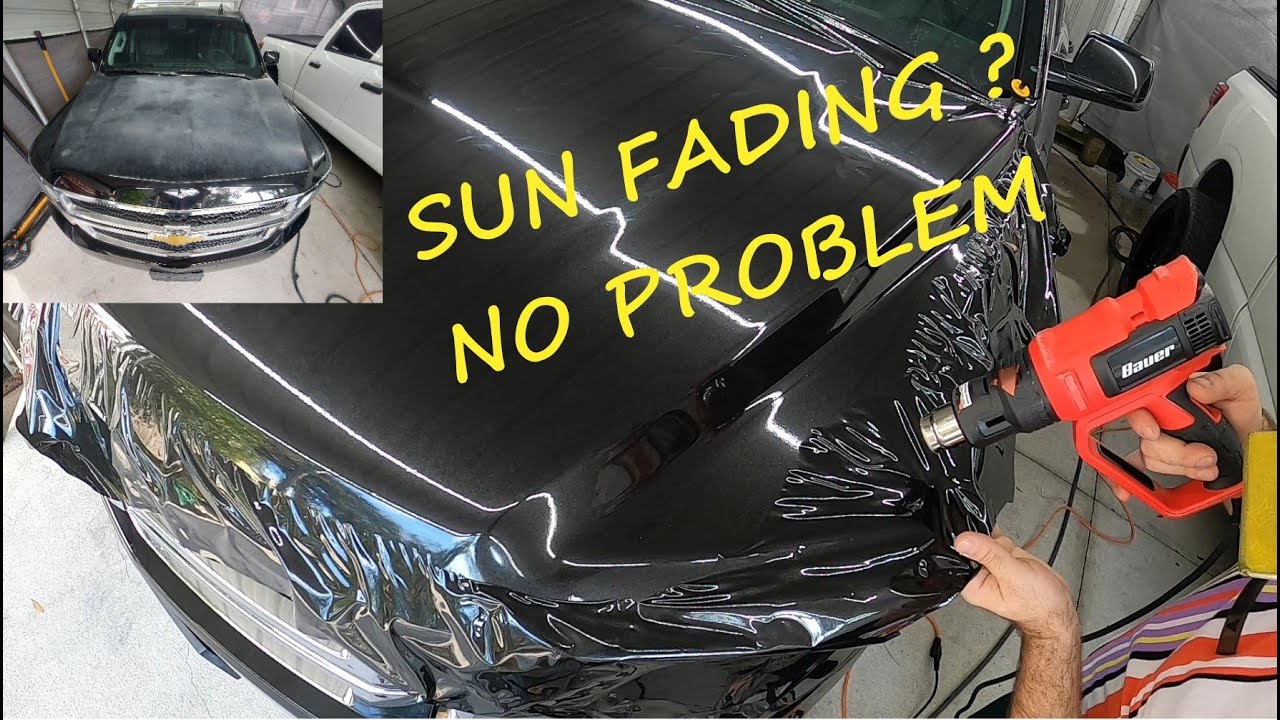 How to Vinyl Wrap a Car Hood (DIY) Save YouTube