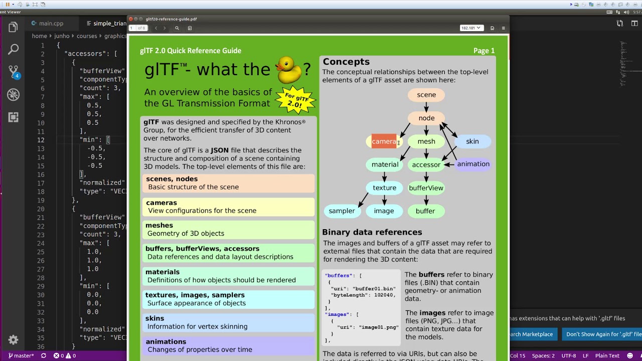 Hello Triangle with glTF (2/4) - YouTube