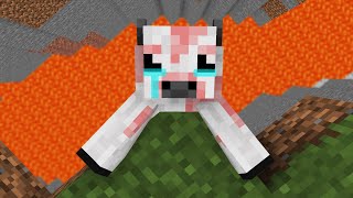 Wolf Life: Little Cow Needs Help  Minecraft Animation