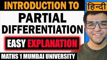 Introduction to Partial Differentiation Engineering Mathematics in Hindi