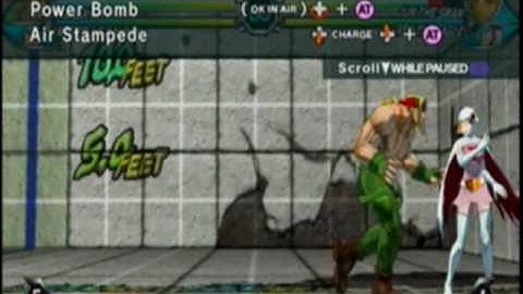 Tatsunoko vs. Capcom Alex Moveset