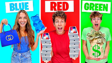 BUYING EVERYTHING IN ONE COLOR FOR 24 HOURS!