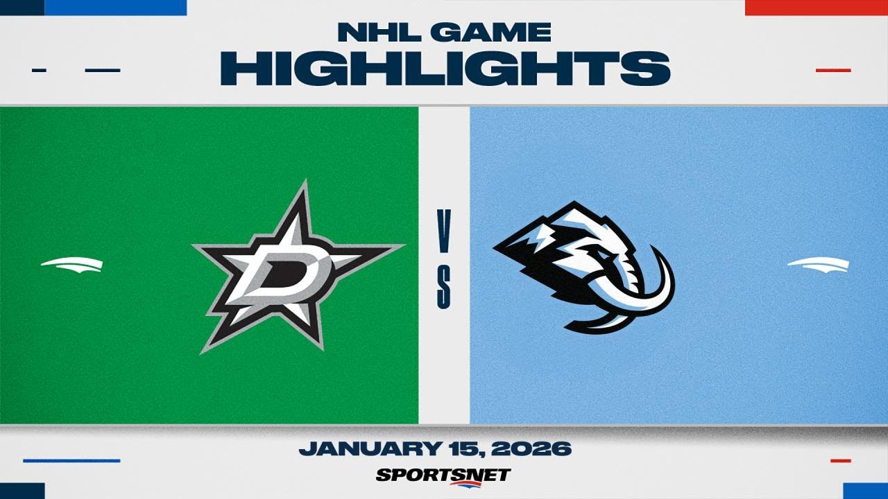 NHL Highlights | Stars vs. Mammoth - January 15, 2026