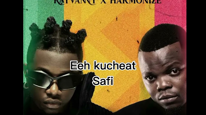 SENSEMA- RAYVANNY FT HARMONIZE (Lyrics)