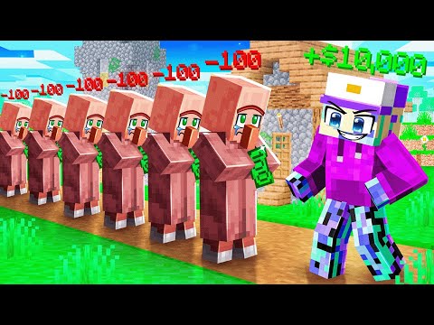 Using Villagers to Become RICH in Minecraft