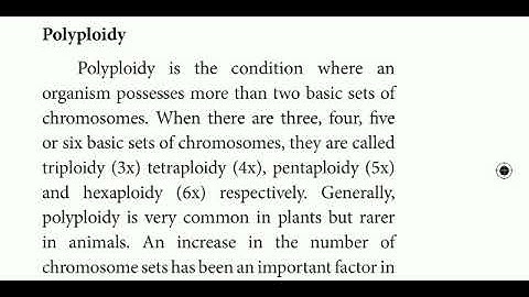 12 std Bio Botany ln-3 Chromosomal basis of inheritance(types of polyploidy)