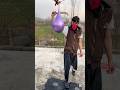 How amazing it looks to release one balloons on the sword . #viral #balloon #youtubeshorts P24