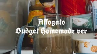 Budget Homemade Affogato Cloudy Moon 雲中月