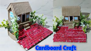 Diy home making ideas/cardboard craft/beautiful tiny house making ideas/table top craft/ucanmimansa