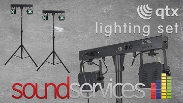 QTX STEREO BAR Twin PAR Bar Set