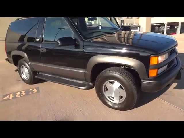 1999 Chevrolet 2 Door Tahoe 4x4 75k Miles 1 Owner Sport Z71