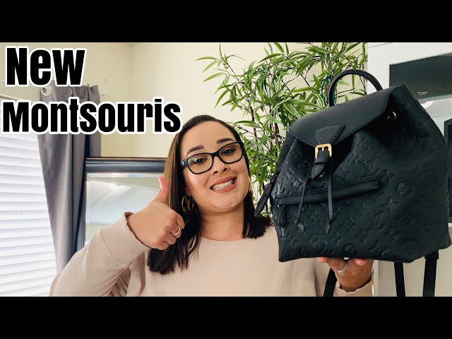 Louis Vuitton Montsouris Empreinte Backpack//Features//What fits