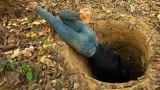 Girl Live Off Grid, Built The Most Secret UNDERGROUND SWIMMING POOL HOME SHELTER