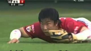 20080715 KIA 장성호&나지완 호수비 장면